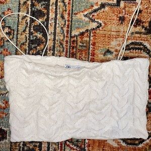Zara woven tube top